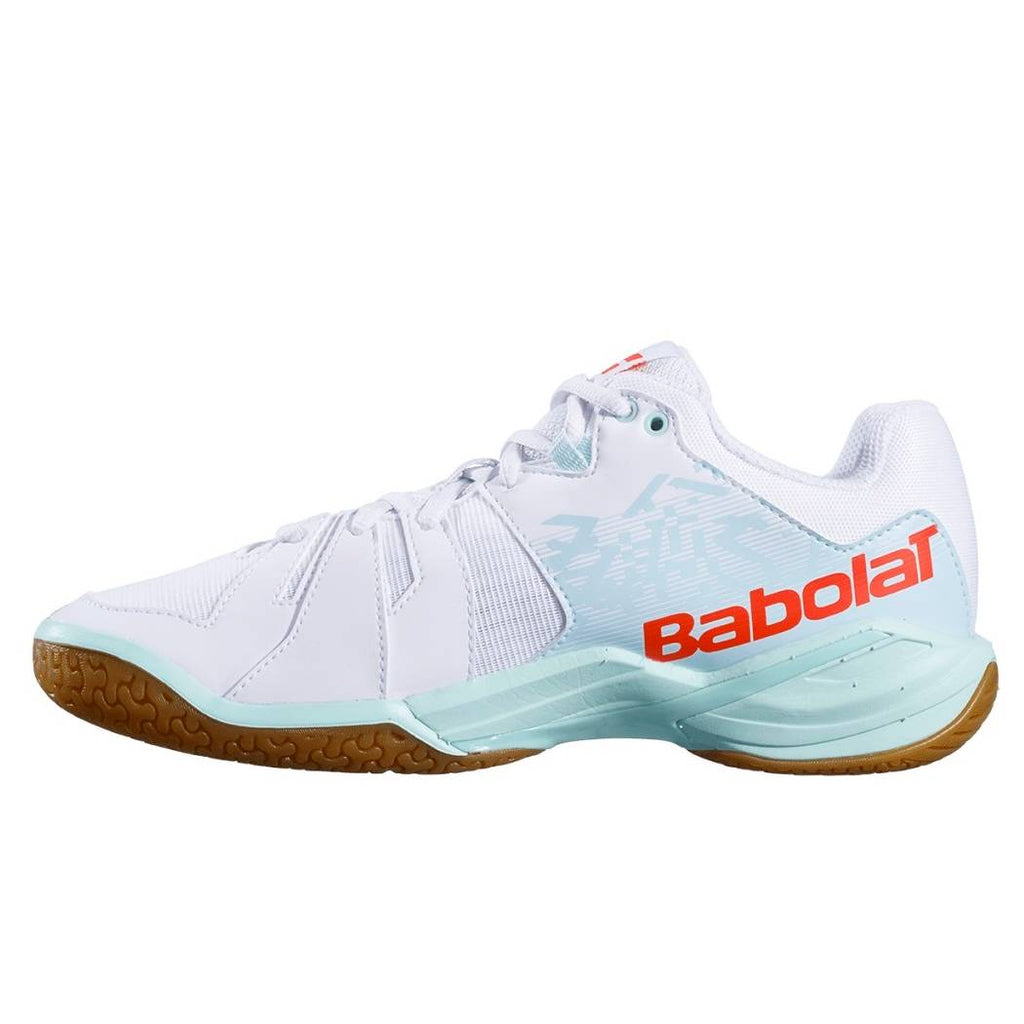 Babolat Shadow Spirit Women s Indoor Court Shoe White Light Blue