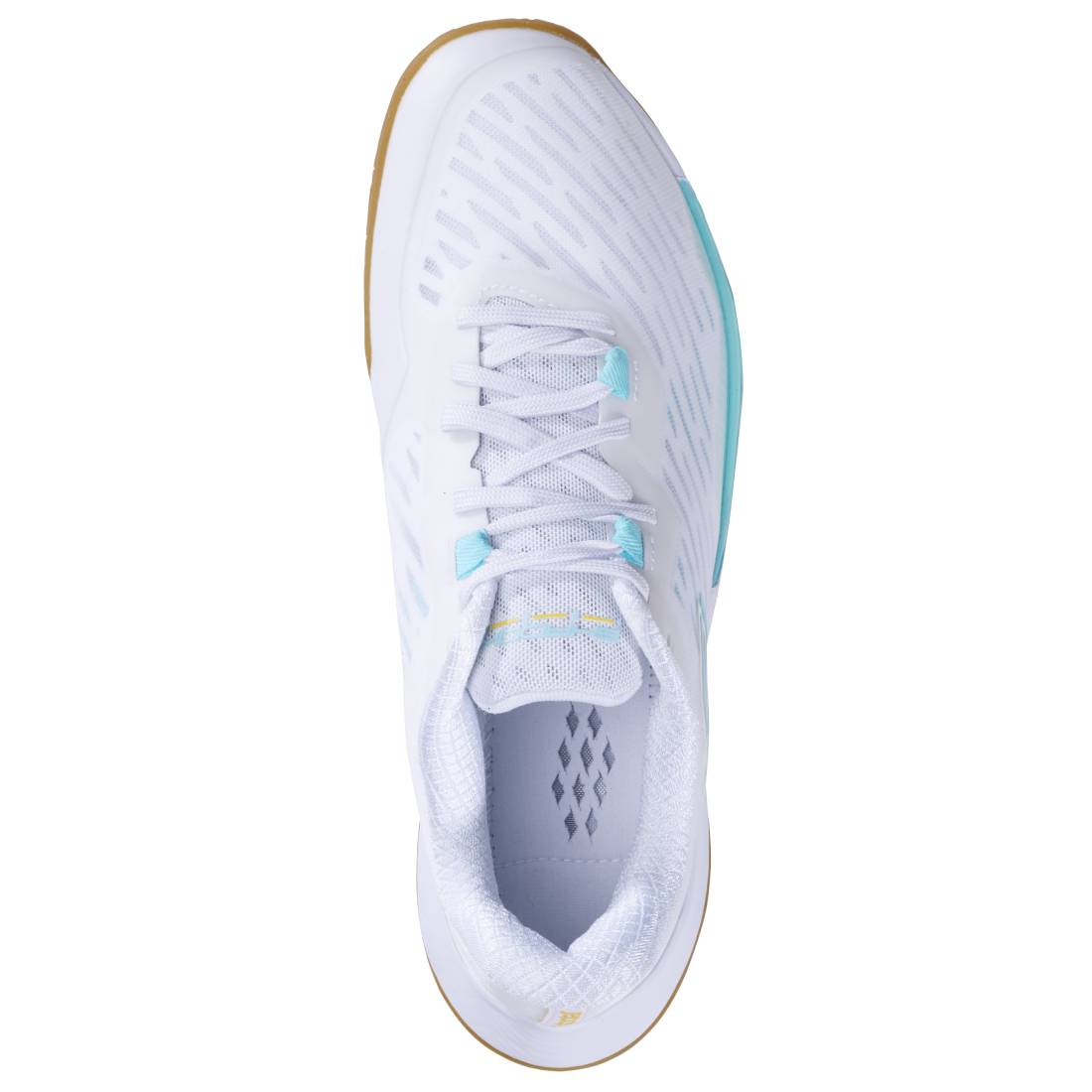 Babolat Shadow Tour Women's Indoor Court Shoe (White/Cockatoo) - RacquetGuys.ca