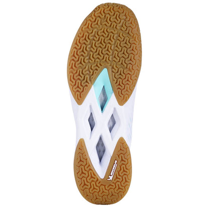 Babolat Shadow Tour Women's Indoor Court Shoe (White/Cockatoo) - RacquetGuys.ca