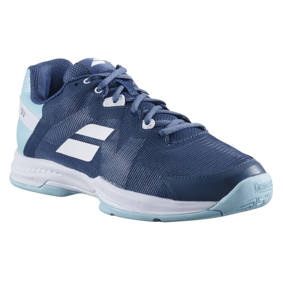 Babolat SFX3 AC Women's Tennis Shoe (Blue) - RacquetGuys.ca