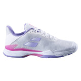 Babolat Jet Tere AC Women's Tennis Shoe (White/Purple) - RacquetGuys.ca