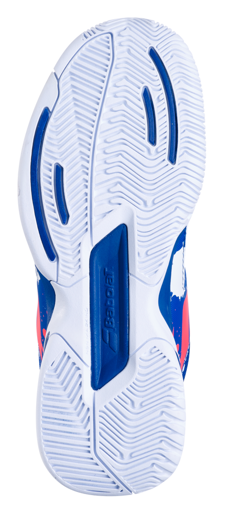 Babolat Pulsion AC Junior Tennis Shoe (White/Blue) - RacquetGuys.ca