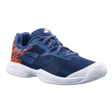 Babolat Jet AC Junior Tennis Shoe (Blue/Orange) - RacquetGuys.ca