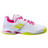Babolat Propulse AC Junior Tennis Shoe (White/Pink)