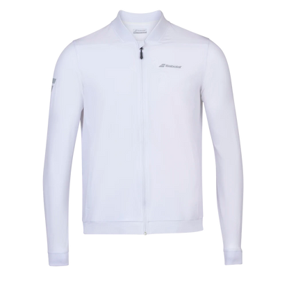 Babolat Boy's Play Jacket (White) - RacquetGuys.ca