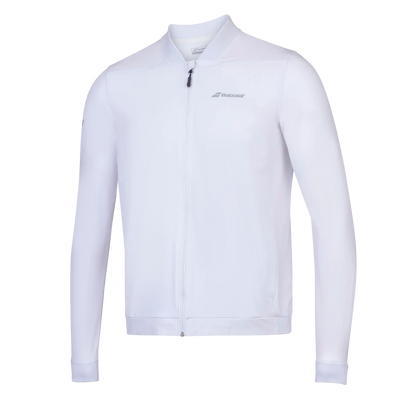 Babolat Boy's Play Jacket (White) - RacquetGuys.ca