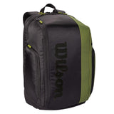 Wilson Super Tour Blade Backpack Racquet Bag (Black/Green) - RacquetGuys.ca