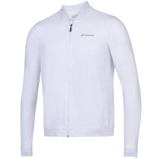Babolat Men's Play Jacket (White) - RacquetGuys.ca