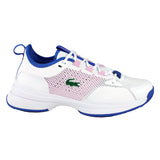 Lacoste AG-LT21 Textile Women's Tennis Shoes (White/Pink) - RacquetGuys.ca