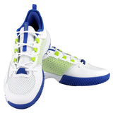 Lacoste AG-LT21 Textile Men's Tennis Shoes (White/Blue) - RacquetGuys.ca