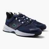 Lacoste AG-LT21 Textile Men's Tennis Shoes (Navy/White) - RacquetGuys.ca