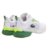 Lacoste AG-LT23 Ultra Men's Tennis Shoes (White/Green) - RacquetGuys.ca