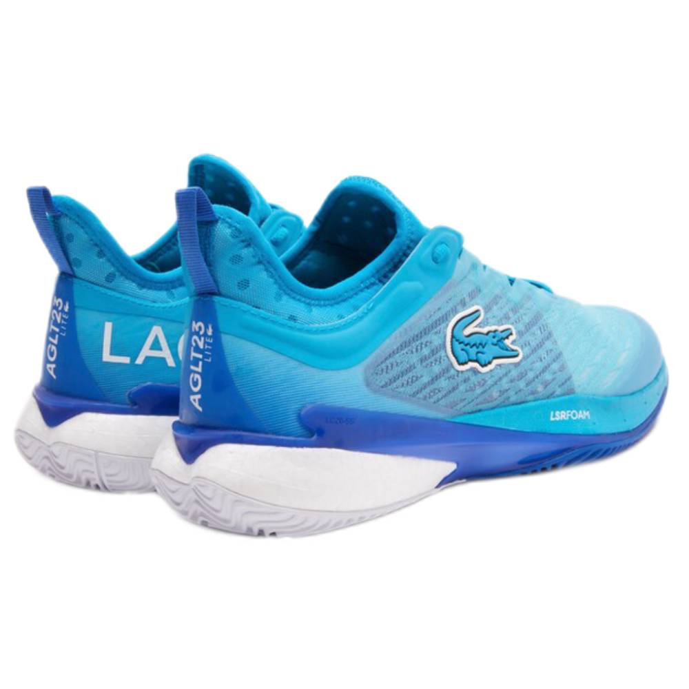 Lacoste AG-LT23 Lite Men's Tennis Shoes (Blue/White) - RacquetGuys.ca
