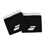Babolat Logo Wristband (Black/White) - RacquetGuys.ca