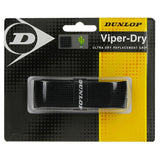 Dunlop ViperDry Replacement Grip (Black) - RacquetGuys.ca