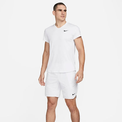 Nike Men's Dri-FIT Advantage 9-inch Short (White) - RacquetGuys.ca