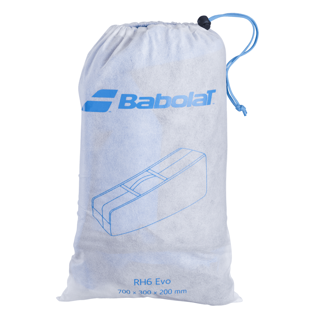 Babolat EVO Drive 6 Pack Racquet Bag Blue Grey RacquetGuys