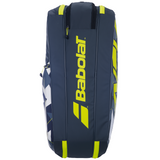 Babolat Pure Aero 6 Pack Racquet Bag 2023 (Black/Yellow) - RacquetGuys.ca