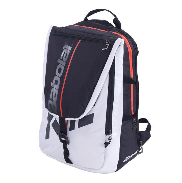 Babolat Pure Strike 3 Pack Backpack Racquet Bag (White/Black/Red) - RacquetGuys.ca