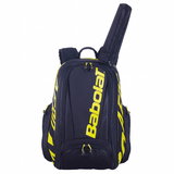 Babolat Pure Aero Backpack Racquet Bag (Black/Yellow) - RacquetGuys.ca