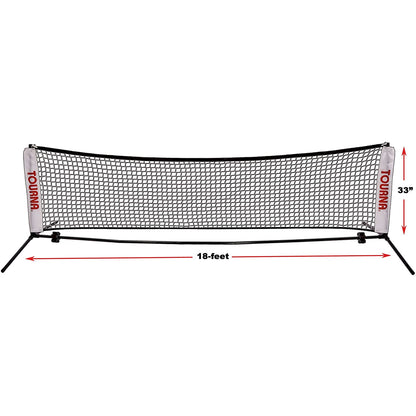 Tourna 18 Foot Mini Tennis Net - RacquetGuys.ca