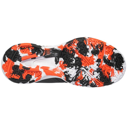 K-Swiss Court Express OMNI Junior Tennis Shoe (Black/White/Orange) - RacquetGuys.ca