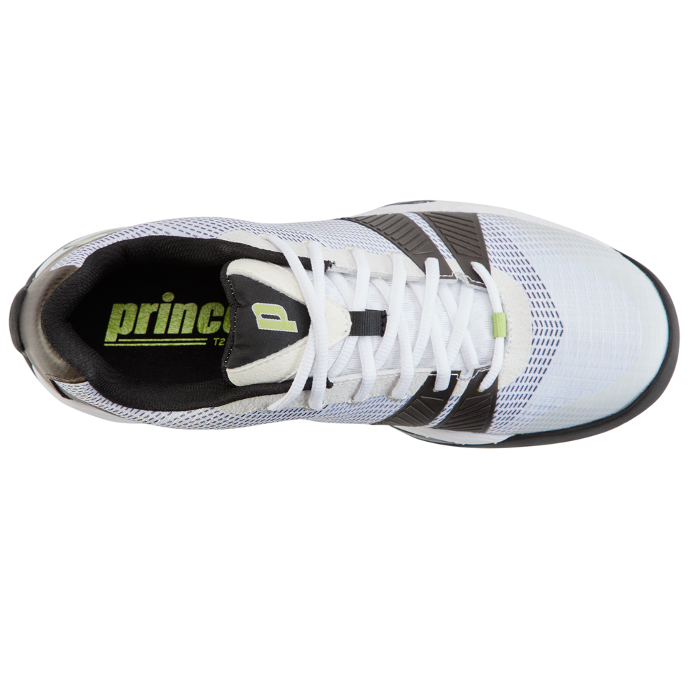 Prince T22.5 Men's Tennis Shoe (White/Green/Black) - RacquetGuys.ca