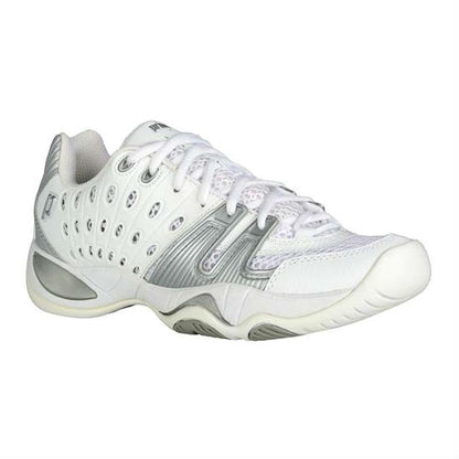 Prince T22 Women's Tennis Shoe (White/Silver) - RacquetGuys.ca