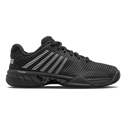 K-Swiss Hypercourt Express 2 All Court Women's Tennis Shoe (Black/White) - RacquetGuys.ca