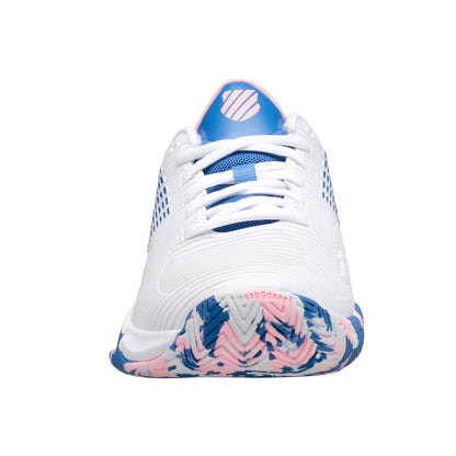 K-Swiss Hypercourt Supreme Women's Tennis Shoe (White/Star Sapphire/Orchid Pink) - RacquetGuys.ca