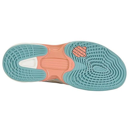 K-Swiss SpeedTrac Women's Tennis Shoe (White/Blue) - RacquetGuys.ca