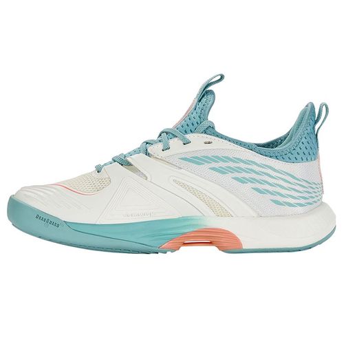 K-Swiss SpeedTrac Women's Tennis Shoe (White/Blue) - RacquetGuys.ca