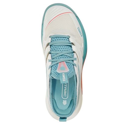 K-Swiss SpeedTrac Women's Tennis Shoe (White/Blue) - RacquetGuys.ca