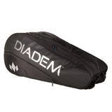 Diadem Nova Tour 9 Pack Racquet Bag (Black/Chrome)