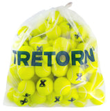 Tretorn Micro-X Pressureless Yellow Tennis Balls - 72 Ball Bag