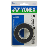 Yonex Super Grap Overgrip 3 Pack (Black)