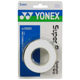 Yonex Super Grap Overgrip 3 Pack (White) - RacquetGuys.ca