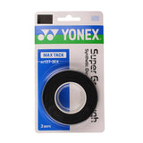 Yonex Super Grap Tough Overgrip 3 Pack (Black) - RacquetGuys.ca