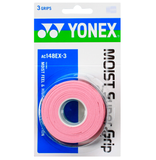 Yonex Moist Super Grip Overgrip 3 Pack (Pink) - RacquetGuys.ca