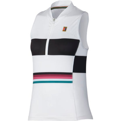 Nike Women's Dri-Fit Power Slam Tank Top (White) - RacquetGuys.ca