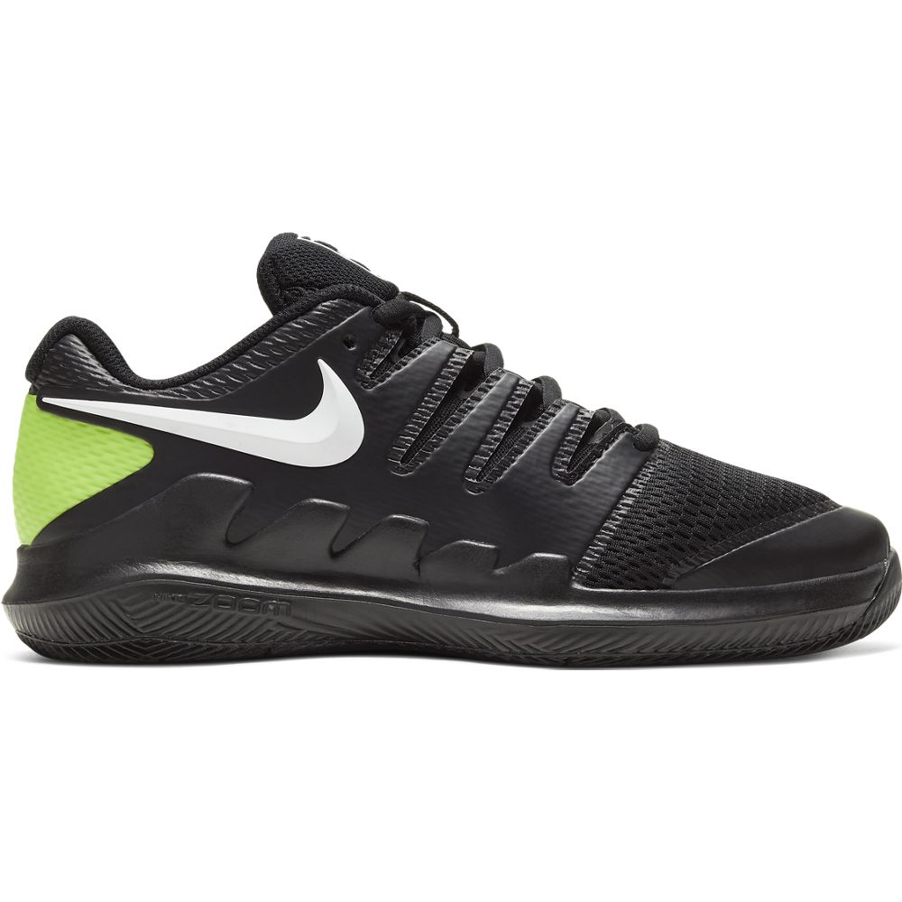 Nike Junior Vapor X Junior Tennis Shoe (Black/White) - RacquetGuys.ca