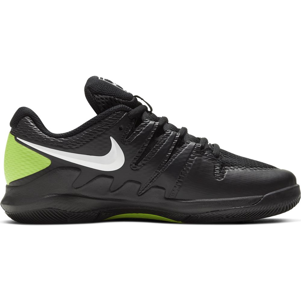 Nike Junior Vapor X Junior Tennis Shoe (Black/White) - RacquetGuys.ca