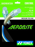 Yonex BG Aerobite Hybrid Badminton String (White/Blue) - RacquetGuys.ca