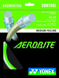 Yonex BG Aerobite Hybrid Badminton String (White/Green) - RacquetGuys.ca