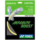 Yonex BG Aerobite Boost Hybrid Badminton String (Gray/Yellow) - RacquetGuys.ca