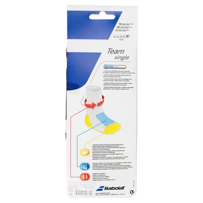 Babolat Team Single Socks (White) - RacquetGuys.ca