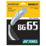 Yonex BG 65 Badminton String (White) - RacquetGuys.ca
