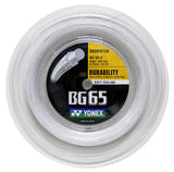 Yonex BG 65 Badminton String Reel (White)