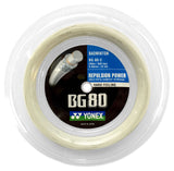 Yonex BG 80 Badminton String Reel (White) - RacquetGuys.ca