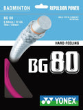 Yonex BG 80 Badminton String (Neon Pink) - RacquetGuys.ca